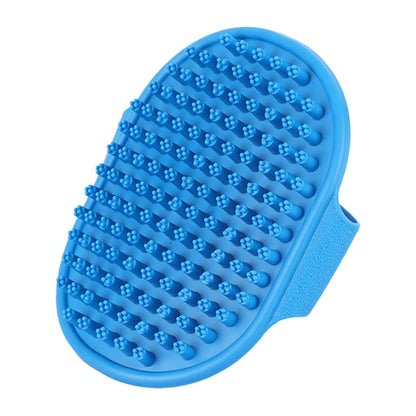 NVNAN Pet Hair Removal Glove for Dogs & Cats, 2-in-1 Deshedding Brush & Massage Mitt - Grooming Gloves for Shedding Control, Bathing and Washing, Safe for Short/Long Hair Pets 2-Pack (Blue)